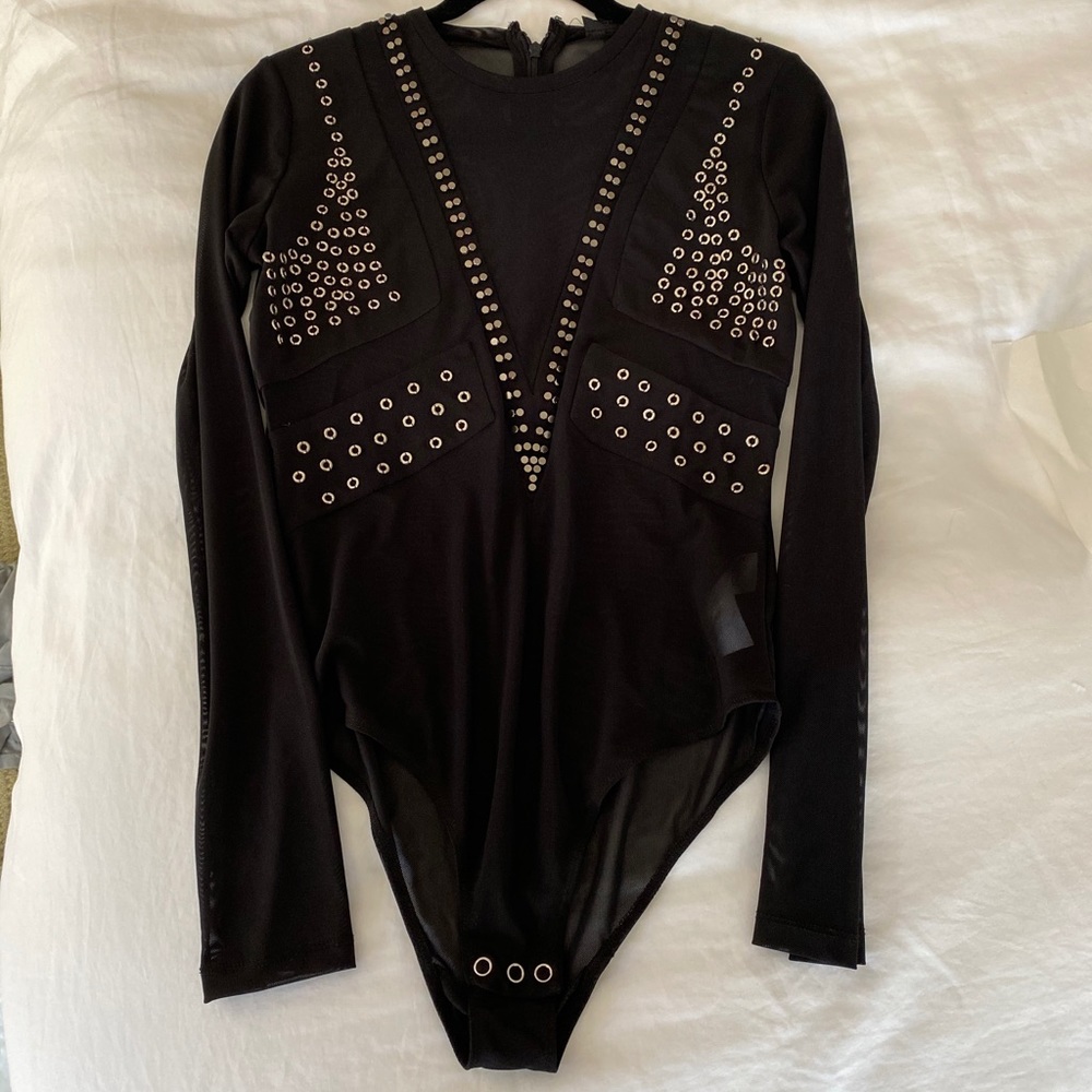 NWT Top-Shop Mesh Bodysuit